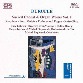 the album cover for Michel Piquemal - Choral & Organ 1