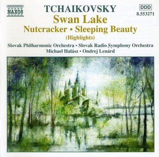 the album cover for Michael Halasz - Nutcracker Swan Lake & Sleeping Beauty Highlights