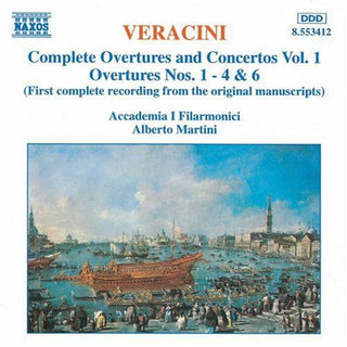 the album cover for Alberto Martini - Overtures & Concertos 1