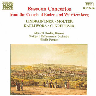 the album cover for Albrecht Holder - Bassoon Concertos