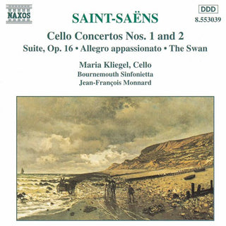 the album cover for MARIA KLIEGEL - Cello Concertos