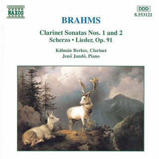the album cover for JenÅ‘ JandÃ³ - Clarinet Sonatas 1 & 2