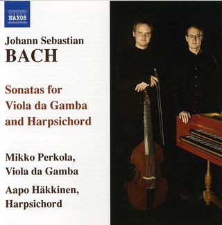 the album cover for Mikko Perkola - Sonatas for Viola Da Gamba & Harpsichord