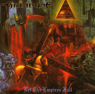 the album cover for Grimbane - Let the Empires Fall