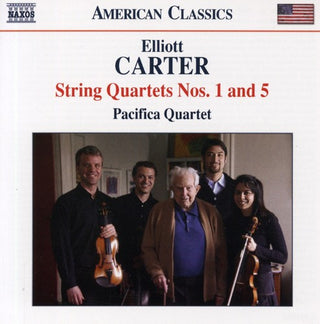 the album cover for Pacifica Quartet - String Quartets 1 & 5