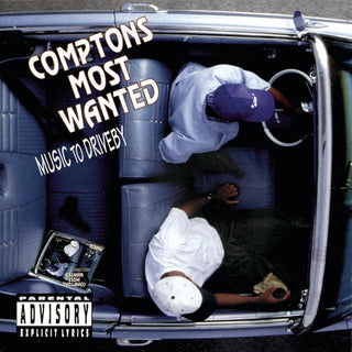 the album cover for Comptons Most Wanted - Music To Driveby