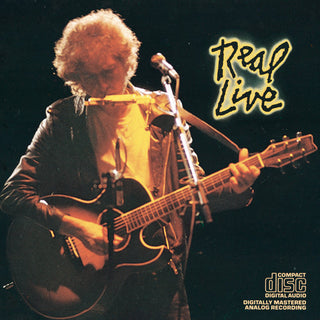 the album cover for Bob Dylan - Real Live