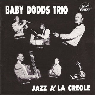 the album cover for Baby Dodds Trio - Jazz a la Creole