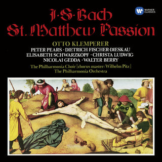 the album cover for Otto Klemperer - St Matthew Passion
