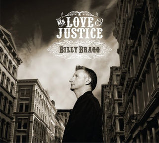 the album cover for Billy Bragg - Mr Love & Justice