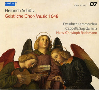 the album cover for Heinrich Schutz - Geistliche Chor-Music 1648