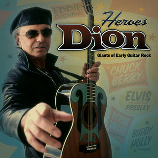 the album cover for Dion - Heroes
