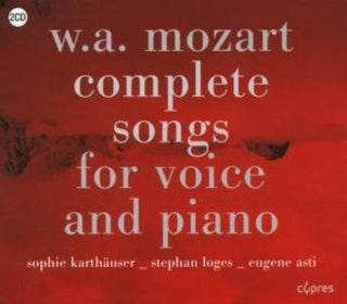 the album cover for Stephan Loges - Complete Songs with Piano