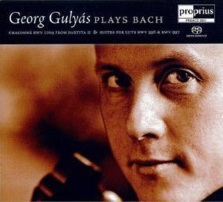 the album cover for Georg Gulyas - Georg Gulyas Plays Bach