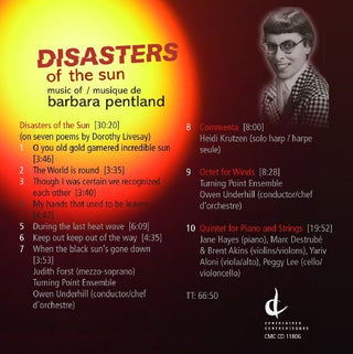 the album cover for Owen Underhill - Disasters of the Sun