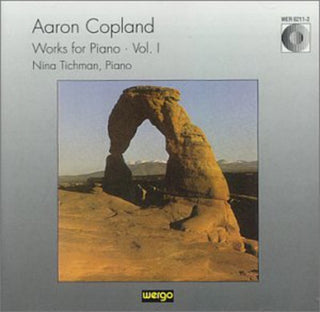 the album cover for Copland / Tichman - Vol. 1-Oeuvres Pour Piano