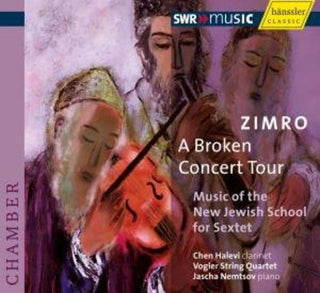 the album cover for Vogler String Quartet - Zimro: Broken Concert Tour