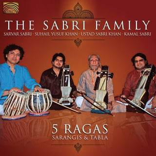 the album cover for The Sabri Family - 5 Ragas