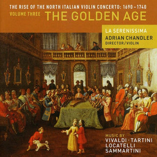 the album cover for Per Monsieur Pisendel - Rise of North Italian Violin Concerto 3: Golden