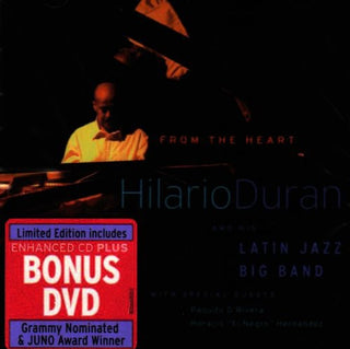 the album cover for Hilario Duran & Latin Jazz Band - From the Heart