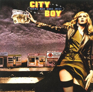 the album cover for City Boy - Young Men Gone West