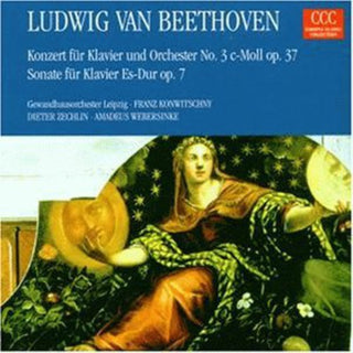 the album cover for L.V. Beethoven - Concerto for Piano
