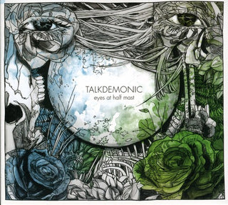the album cover for Talkdemonic - Eyes at Half Mast