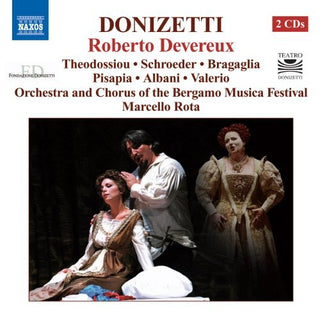 the album cover for Marcello Rota - Roberto Devereux