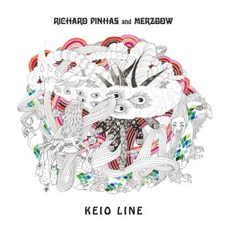 the album cover for Richard Pinhas & Merzbow - Keio Line