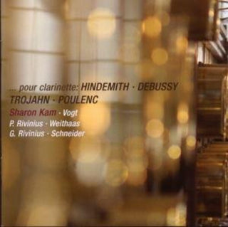 the album cover for Kam/Vogt/Riviniu - Pour Clarinette: For Clarinet