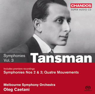 the album cover for Oleg Caetani - Symphonies 3