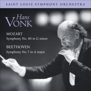 the album cover for MOZART/BEETHOVEN - Symphony No. 40 / Symphony No. 7