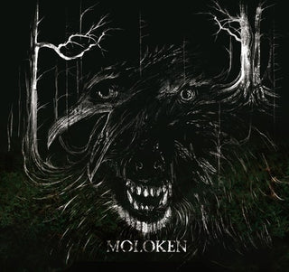 the album cover for Moloken - We All Face the Dark Alone
