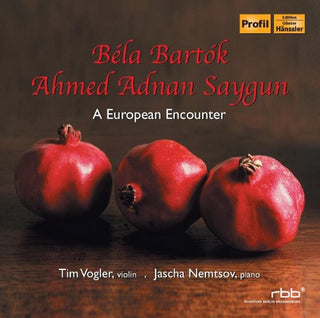 the album cover for Jascha Nemstov - European Encounter