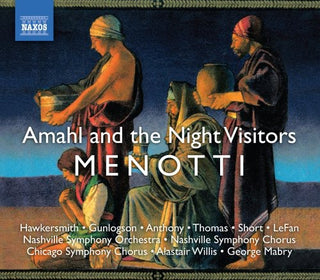 the album cover for Alastair Willis - Amahl & the Night Visitors