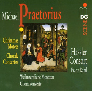 the album cover for Michael Praetorius - Christmas Motets & Chorale Concertos