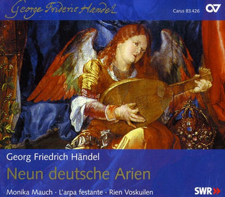 the album cover for G.F Handel - Nine German Arias