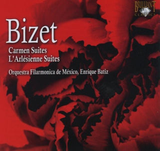 the album cover for G. Bizet - Carmen Suites 1 & 2 / L'arlesienne Suites 1 & 2