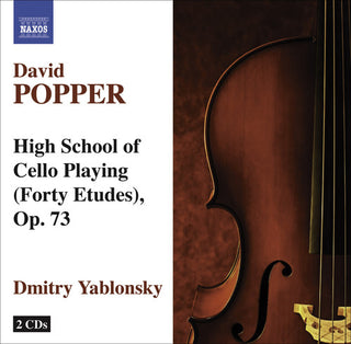 the album cover for Dmitry Yablonsky - High School of Cello Playing (40 Etudes) Op. 73