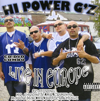 the album cover for Hi Power G's Live in Europe / Various - Hi Power G's Live In Europe
