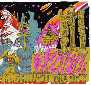 the album cover for Land Of Kush - Against The Day