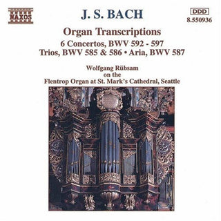 the album cover for Wolfgang RÃ¼bsam - Organ Transcriptions