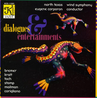 the album cover for Teresa Maria Gomez - Kraft/Toch/Stamp : Dialogues & Entertainments