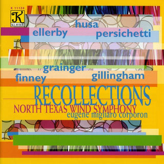 the album cover for North Texas Wind Symphony - Recollections