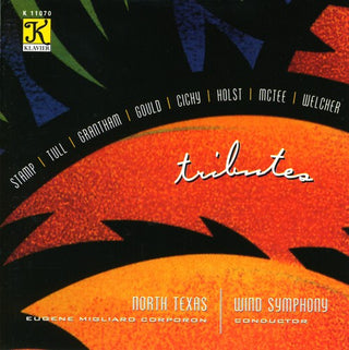 the album cover for North Texas Wind Symphony - Tributes