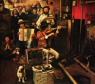 the album cover for Bob Dylan - Basement Tapes