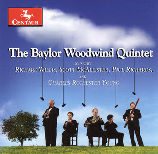 the album cover for Willis/Mcallister/Richards/You - Colloquy for Woodwind Quintet & Percussion Six