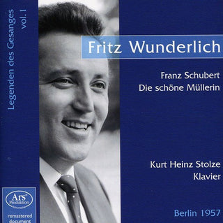 the album cover for Fritz Wunderlich - Die Schone Mullerin