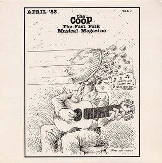 the album cover for Fast Folk Musical Magazine - Fast Folk Musical Magazine (3) Humor in 2 / Various