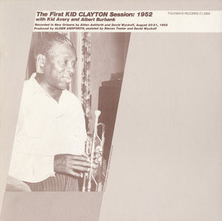 the album cover for Kid Clayton - The First Kid Clayton Session: 1952